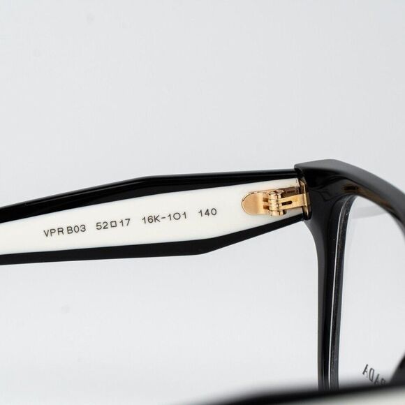 Prada Women Eyeglasses Black Square PRB03V 16K1O1 NEW AUTHENTIC main image 4